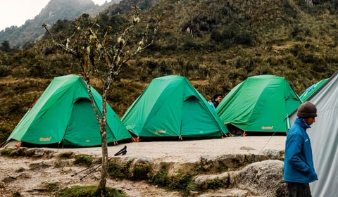 Inca Trail campsites